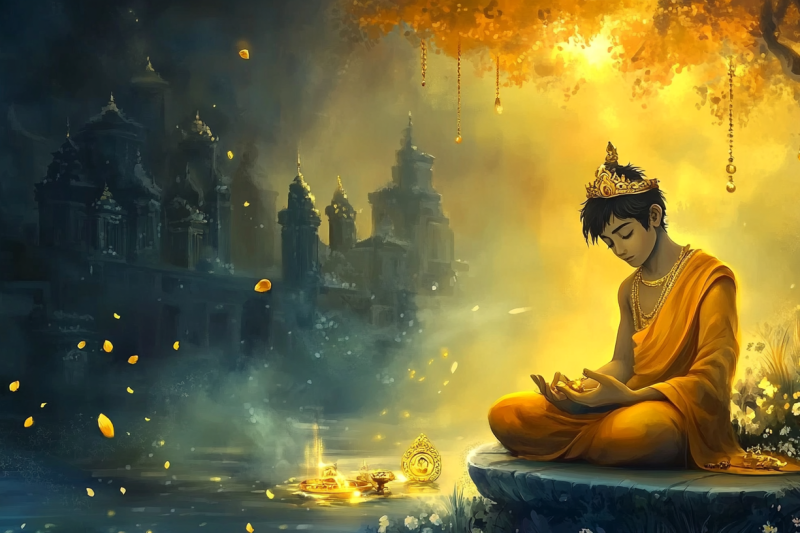 การละทิ้งวัง: ก้าวแรกของพระพุทธเจ้าเพื่อการตรัสรู้