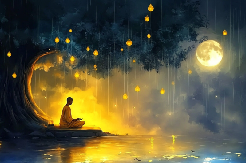 เสียงของสายฝน: ค้นหาความสงบกลางพายุ