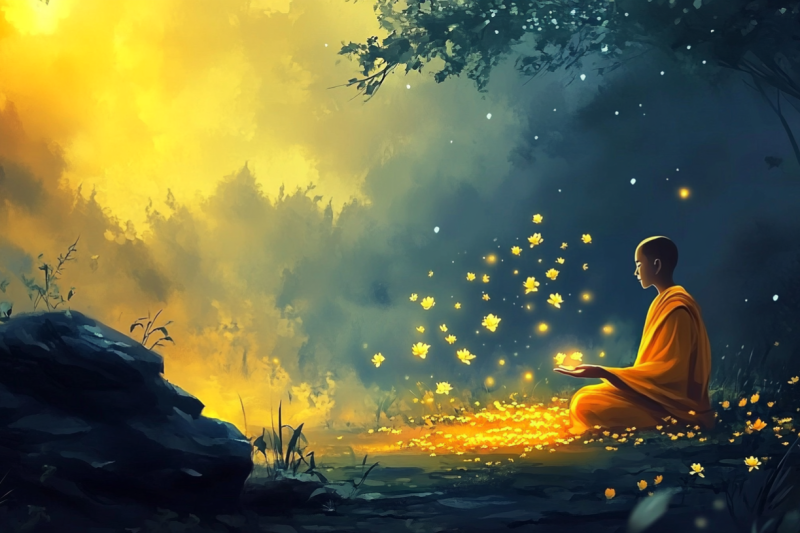 พลังของคำพูด: เรื่องเล่าของพระภิกษุผู้ชอบนินทา