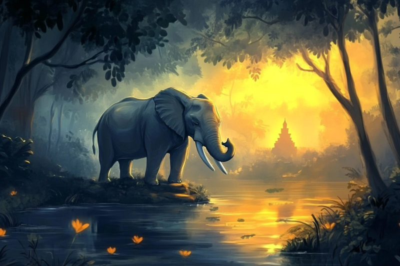 ช้างที่ทำลายโซ่ตรวน: เส้นทางสู่การหลุดพ้น