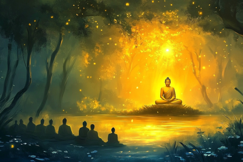 การเดินทางเริ่มต้น: วันที่ธรรมะก้าวแรกสู่โลก