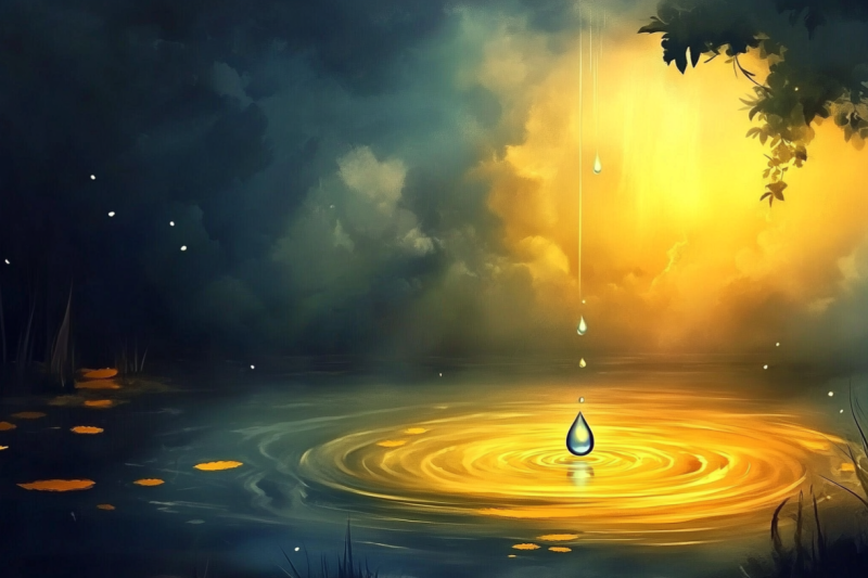 หยดฝนที่กลายเป็นมหาสมุทร: บทเรียนแห่งการปล่อยวาง