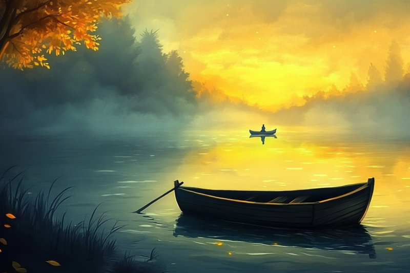 เรือเปล่ากลางทะเลสาบ: เรื่องราวของอัตตา