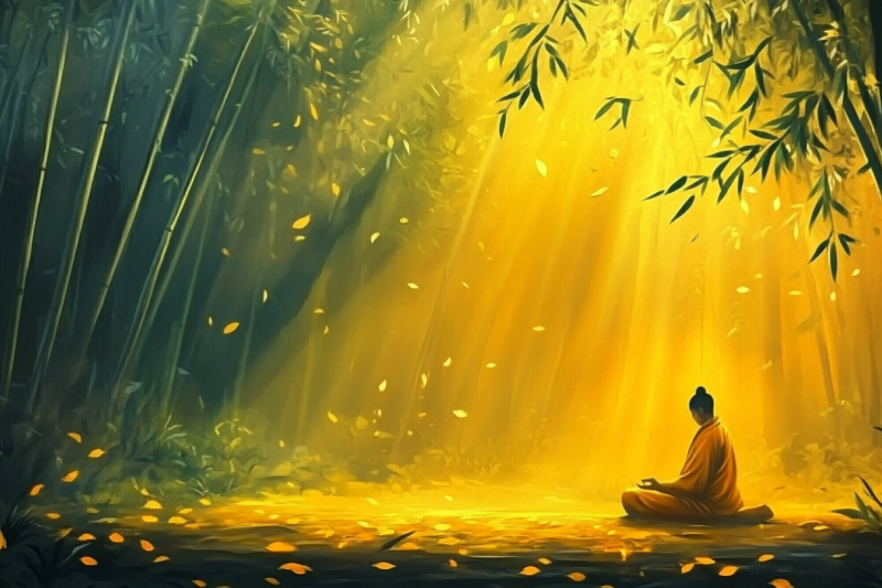 เสียงแห่งความเงียบ: เมื่อธรรมะเผยแผ่ในลมหายใจของป่าไผ่